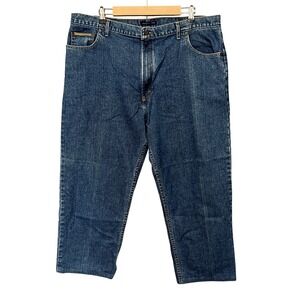 McKenzie Tribe Jeans 42x34 (42x29) Blue Denim USA Made Cowboy Standard Quality‎